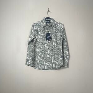 Von Dutch Originals Abstract Camo Button-Up